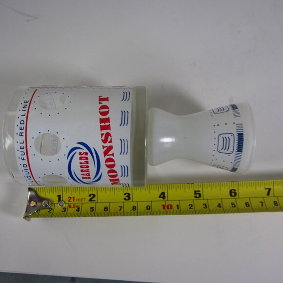 Vintage Harold's Casino Glass - Rocket Ship Design - Moon Shot - Lot of 2 - Picture 11 of 12